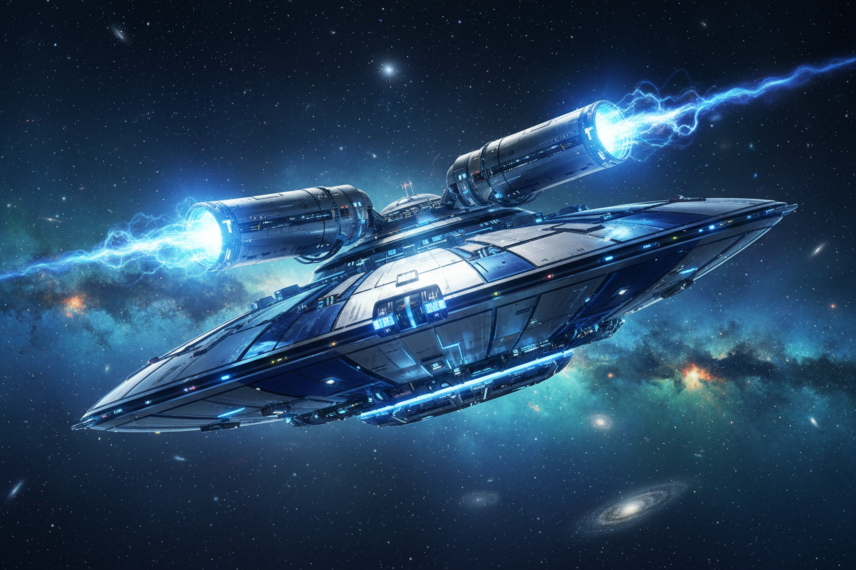 Flying Saucer con cilindros superiores