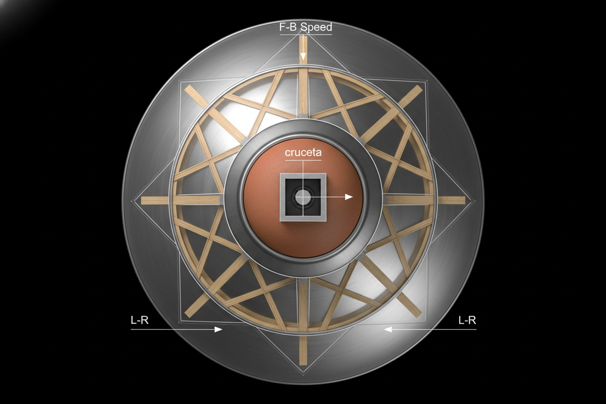Flying Saucer Top View Control Structures
