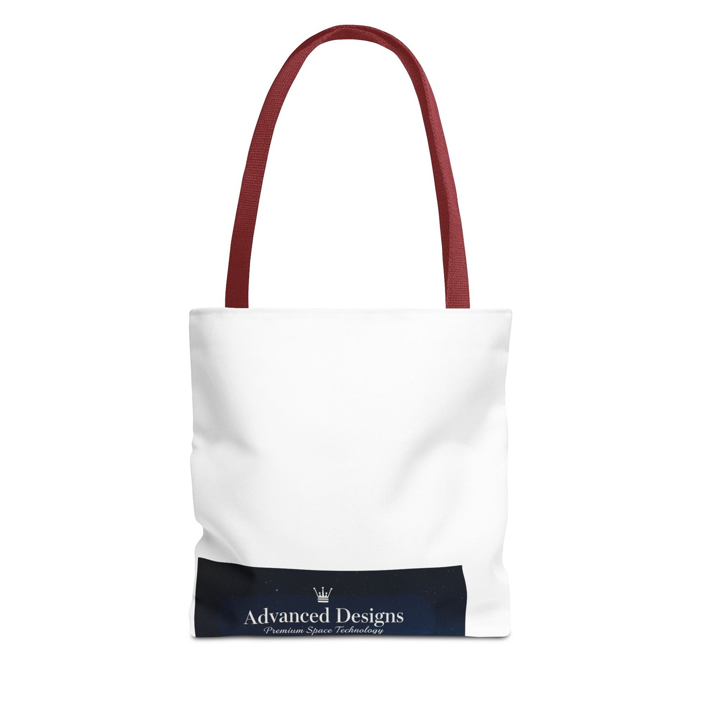 Advanced Designs Futuristic Tech Tote Bag — Blue Sci‑Fi Print
