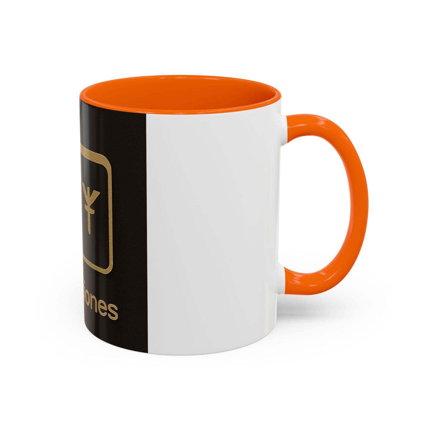 Copilot Visiones Accent Coffee Mug — Black & Gold AI Folder Logo (11/15 oz)