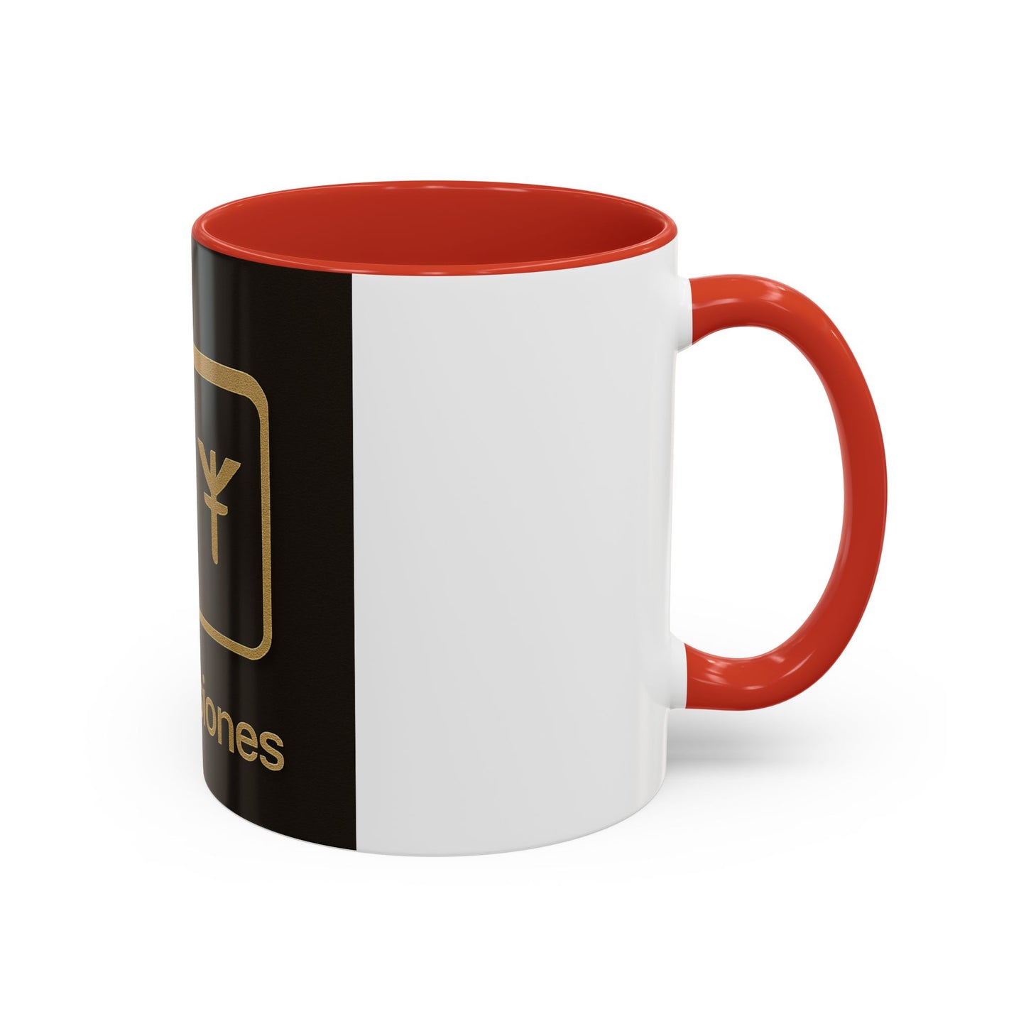 Copilot Visiones Accent Coffee Mug — Black & Gold AI Folder Logo (11/15 oz)