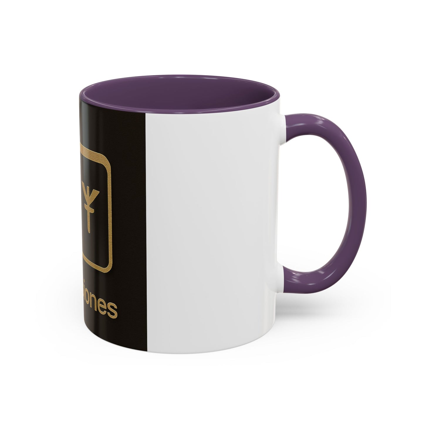 Copilot Visiones Accent Coffee Mug — Black & Gold AI Folder Logo (11/15 oz)