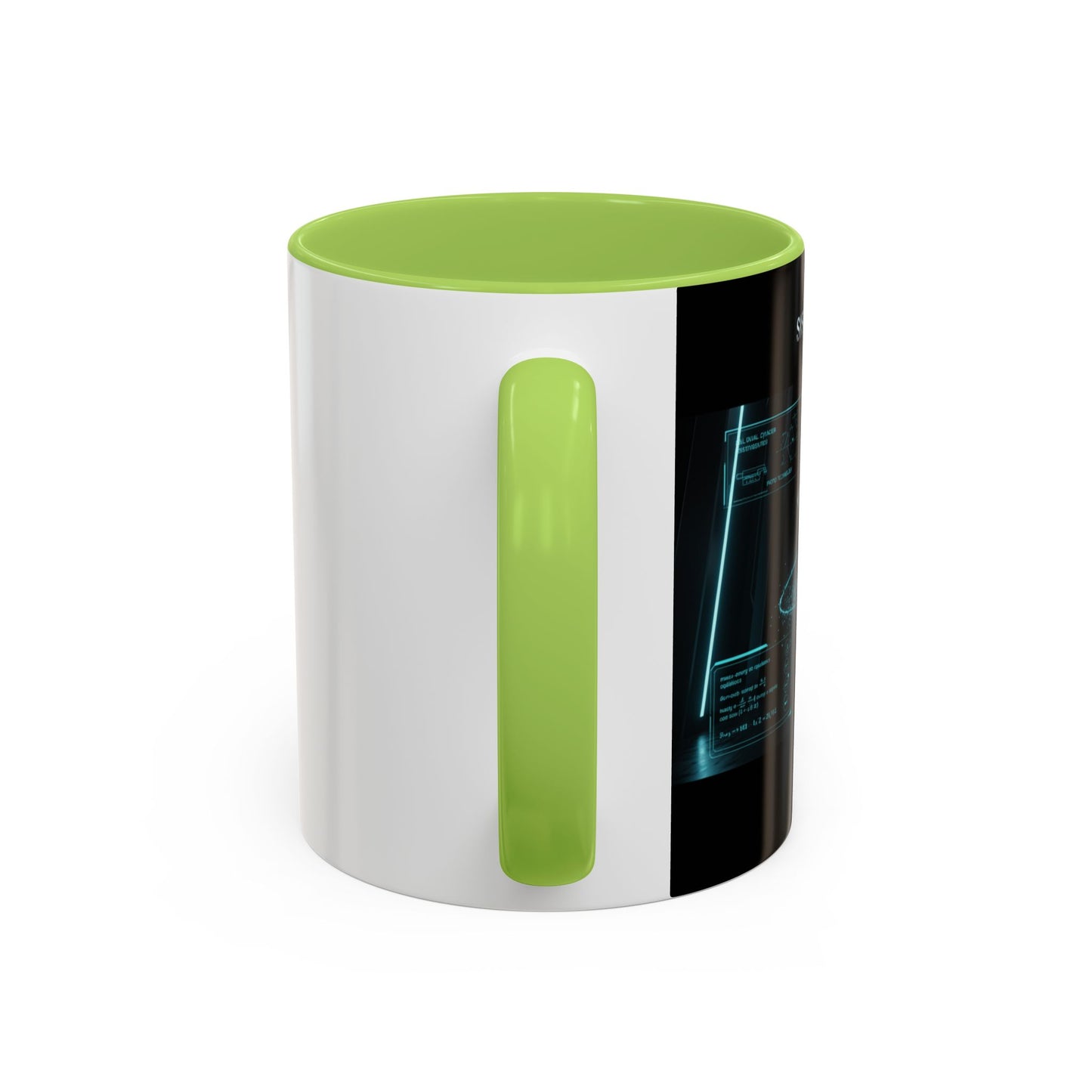 Anti-Gravedad Blueprint Accent Coffee Mug – Sci‑Fi Engineering Graphic (11/15oz)