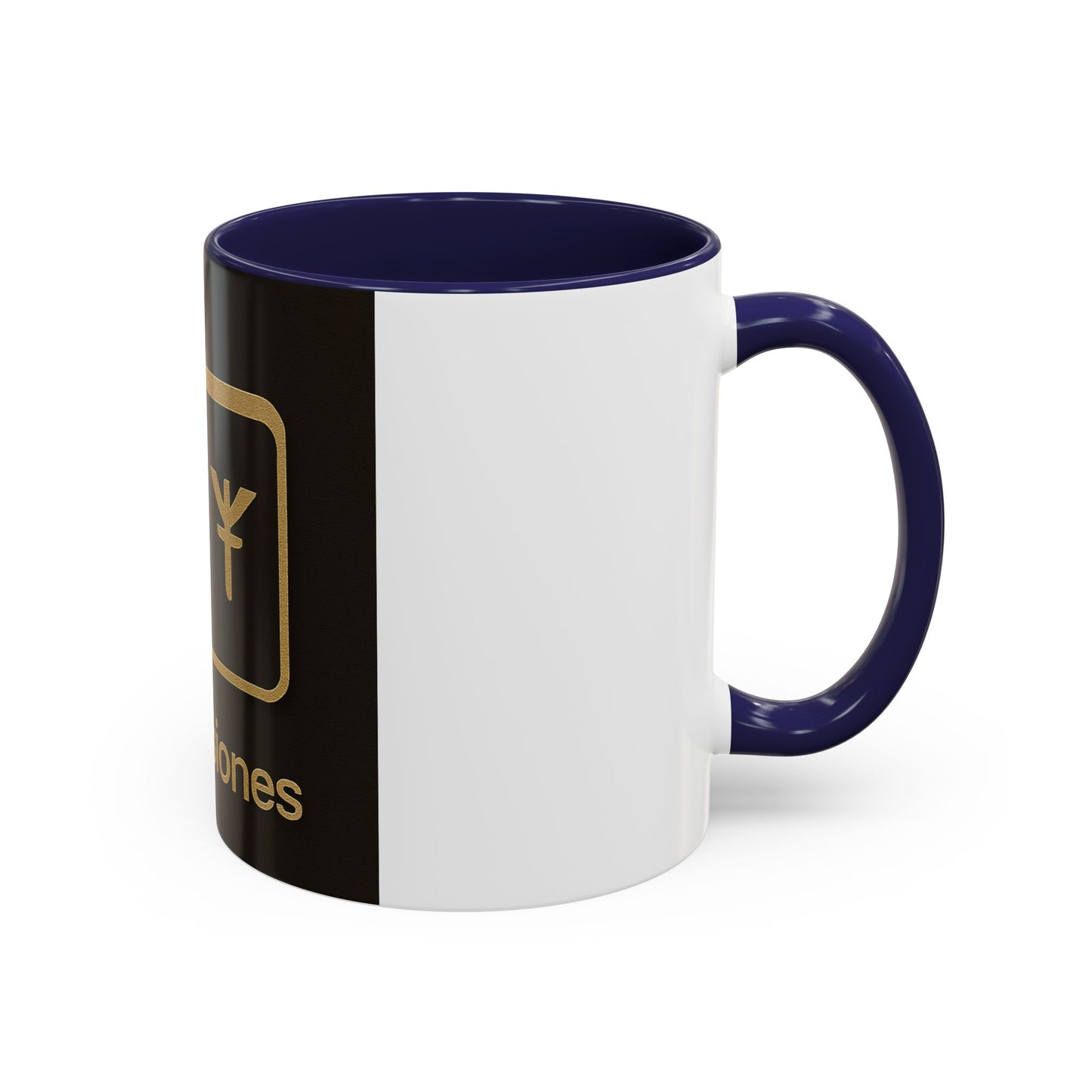 Copilot Visiones Accent Coffee Mug — Black & Gold AI Folder Logo (11/15 oz)