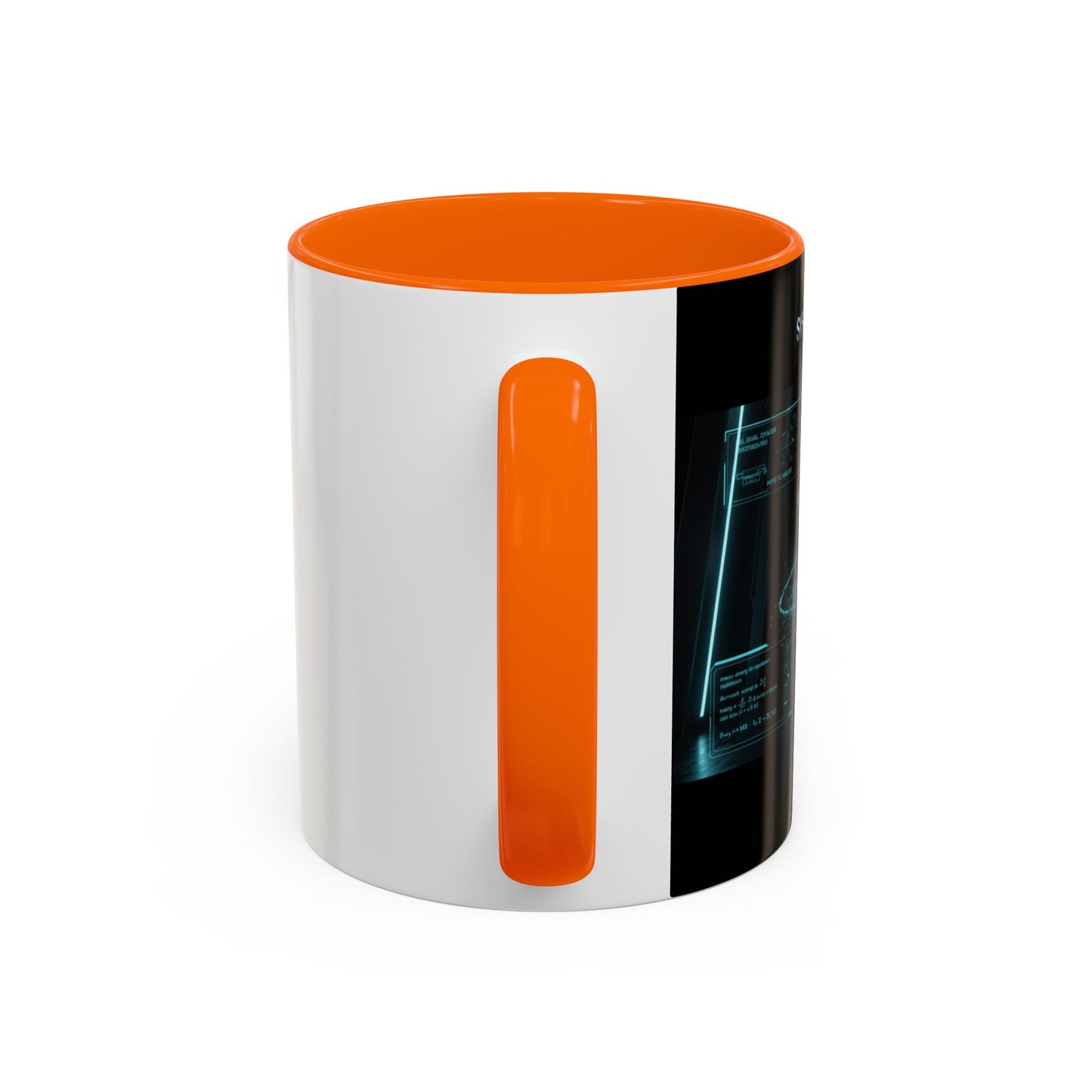 Anti-Gravedad Blueprint Accent Coffee Mug – Sci‑Fi Engineering Graphic (11/15oz)