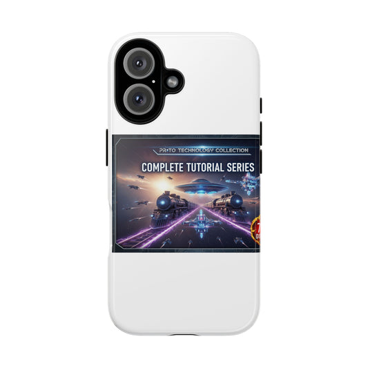 Phone Case — "Complete Tutorial Series" Futuristic Space Tech Design