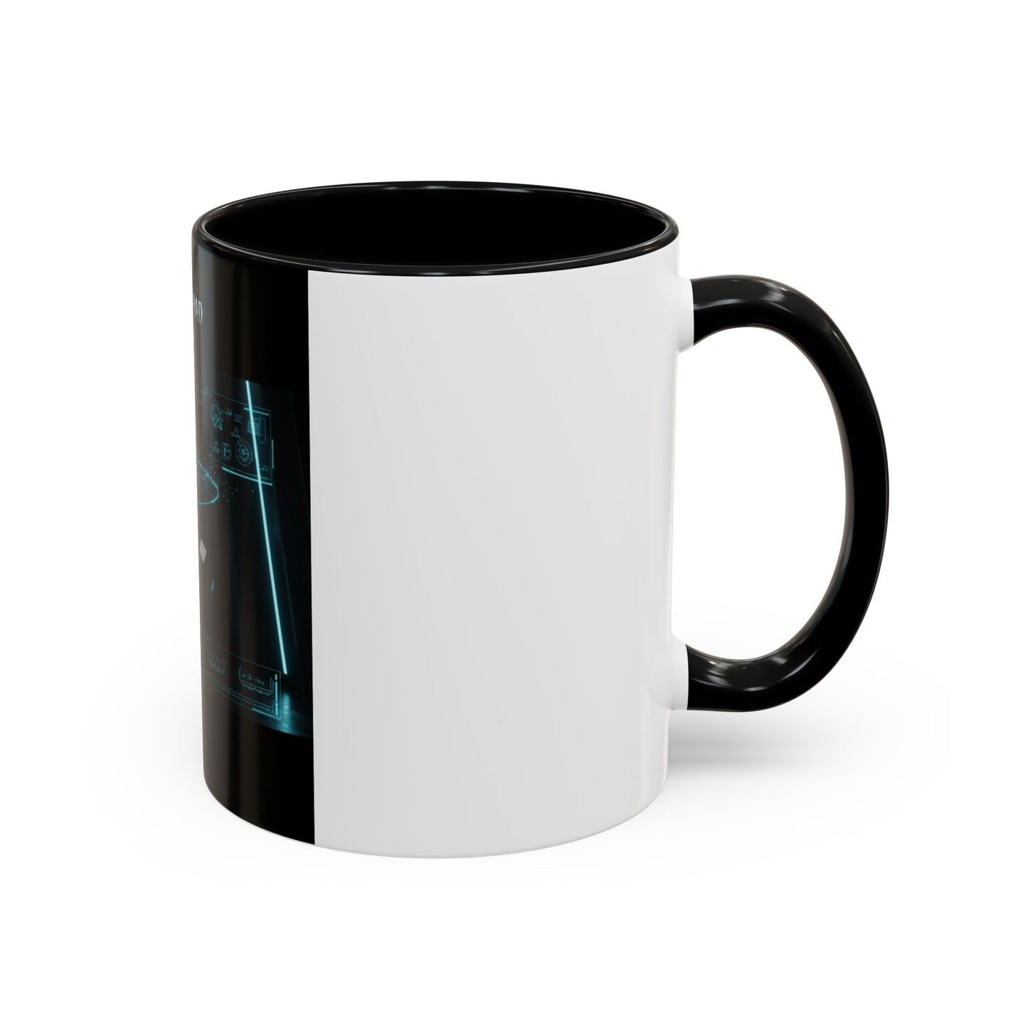 Anti-Gravedad Blueprint Accent Coffee Mug – Sci‑Fi Engineering Graphic (11/15oz)
