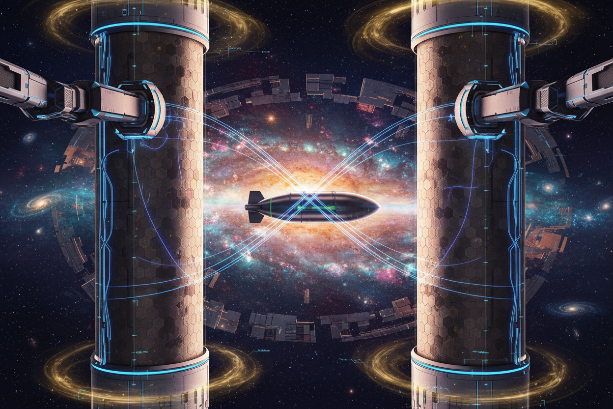 Balística Levitando Entre Cilindros