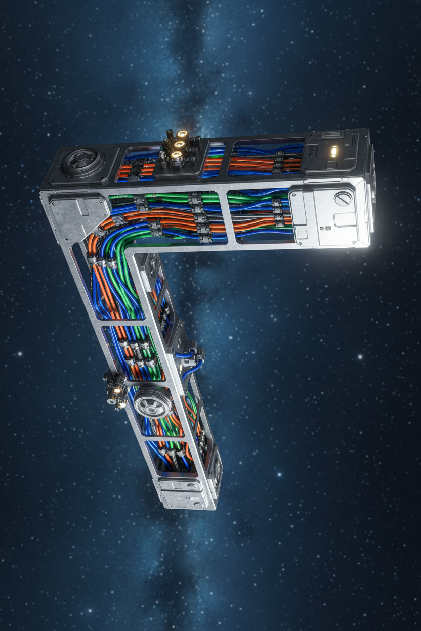 Estructura en L invertida - parte corta arriba
