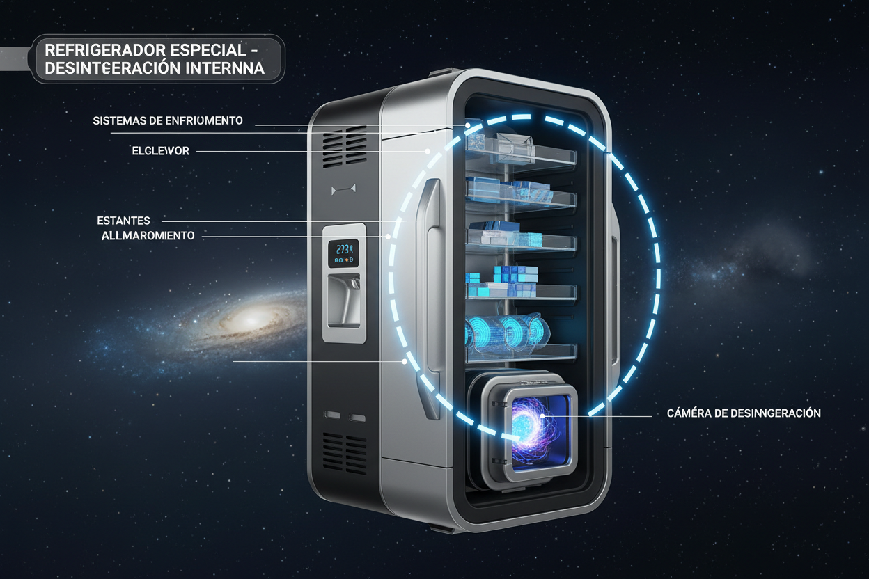 Refrigerador Espacial - Desintegración Interna