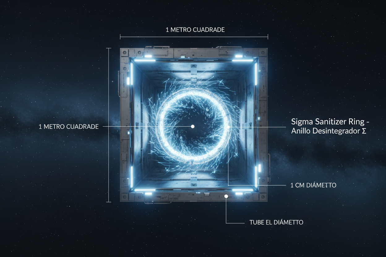 Sigma Sanitizer Ring - Anillo Desintegrador